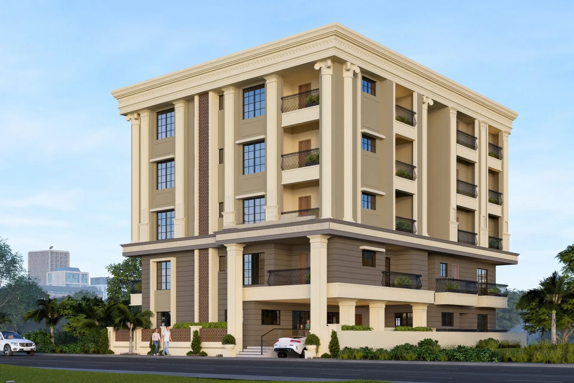 Signature Facade & Grand Entrance