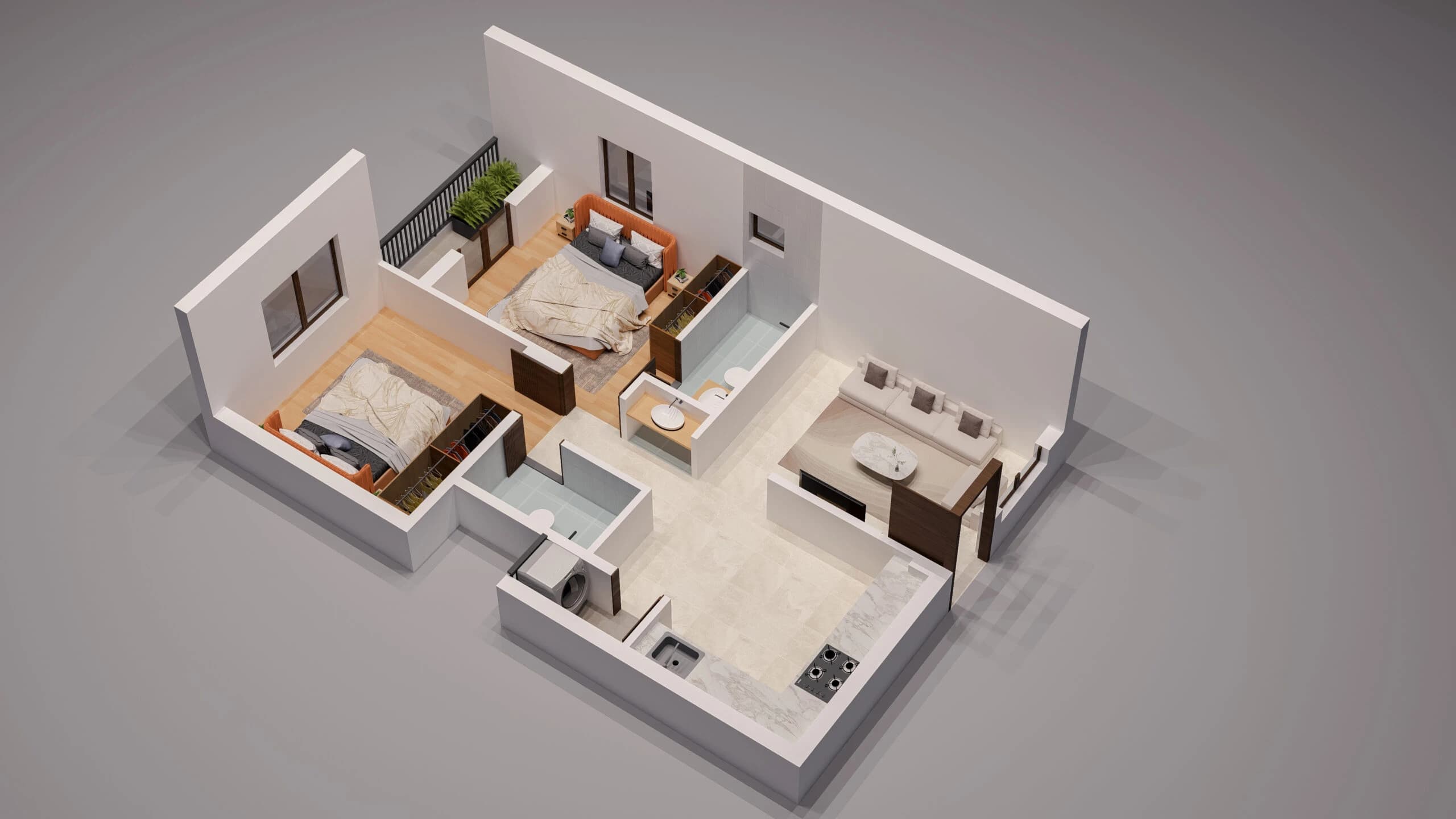 Unit Type 01 Architectural Layout