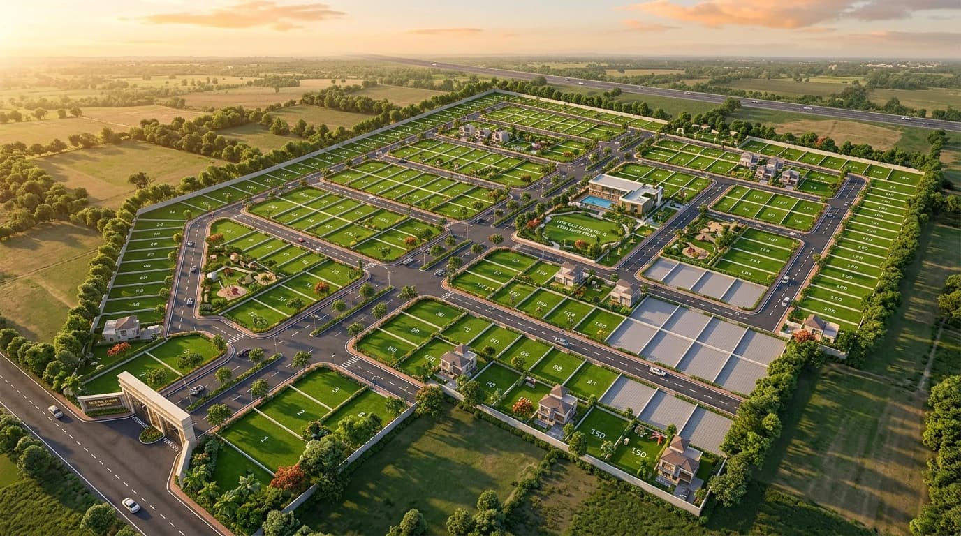 Shri Durga Developers Residential Plot Layout Masterplan