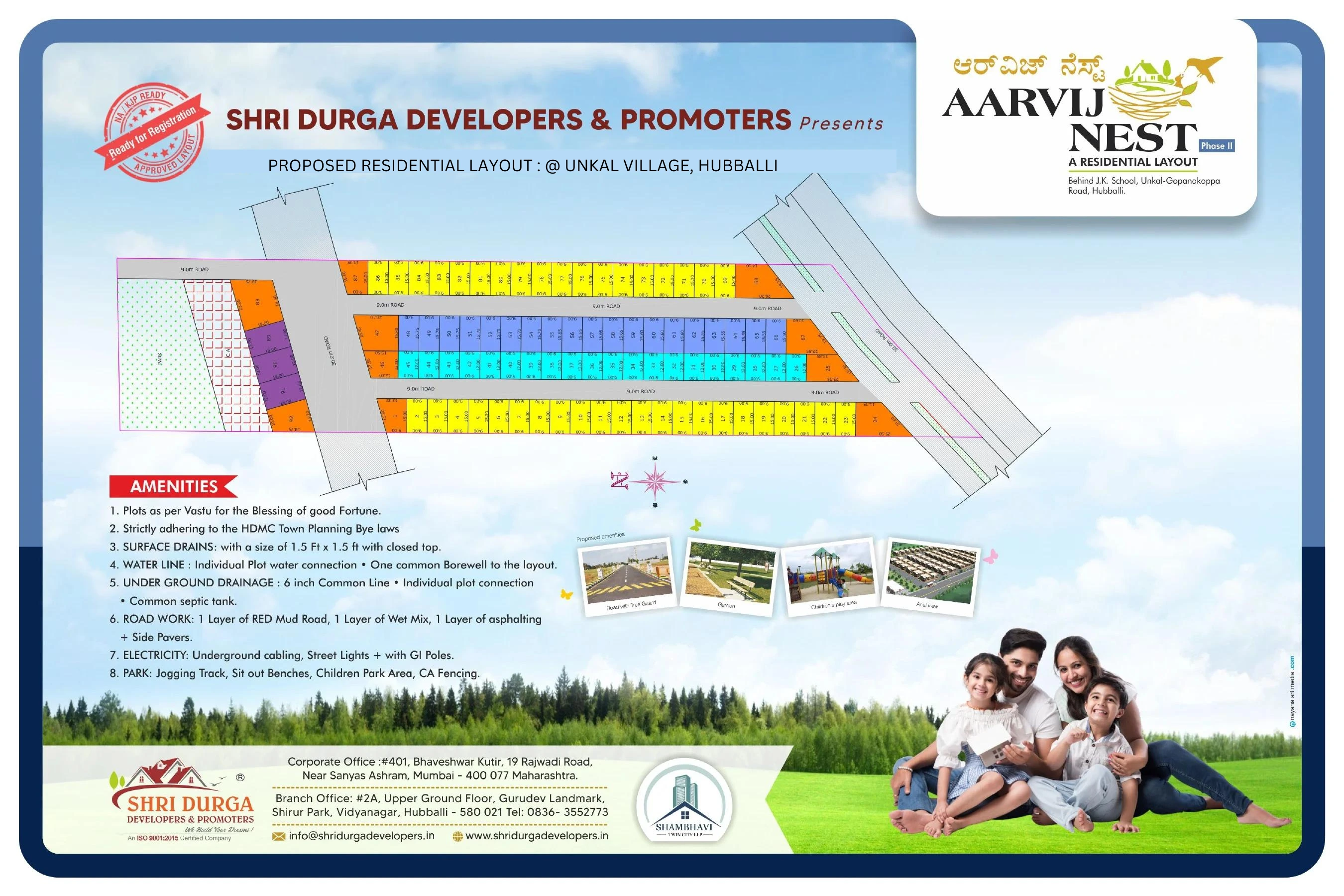 Shri Durga Developers Layout Aarvij Nest ph II