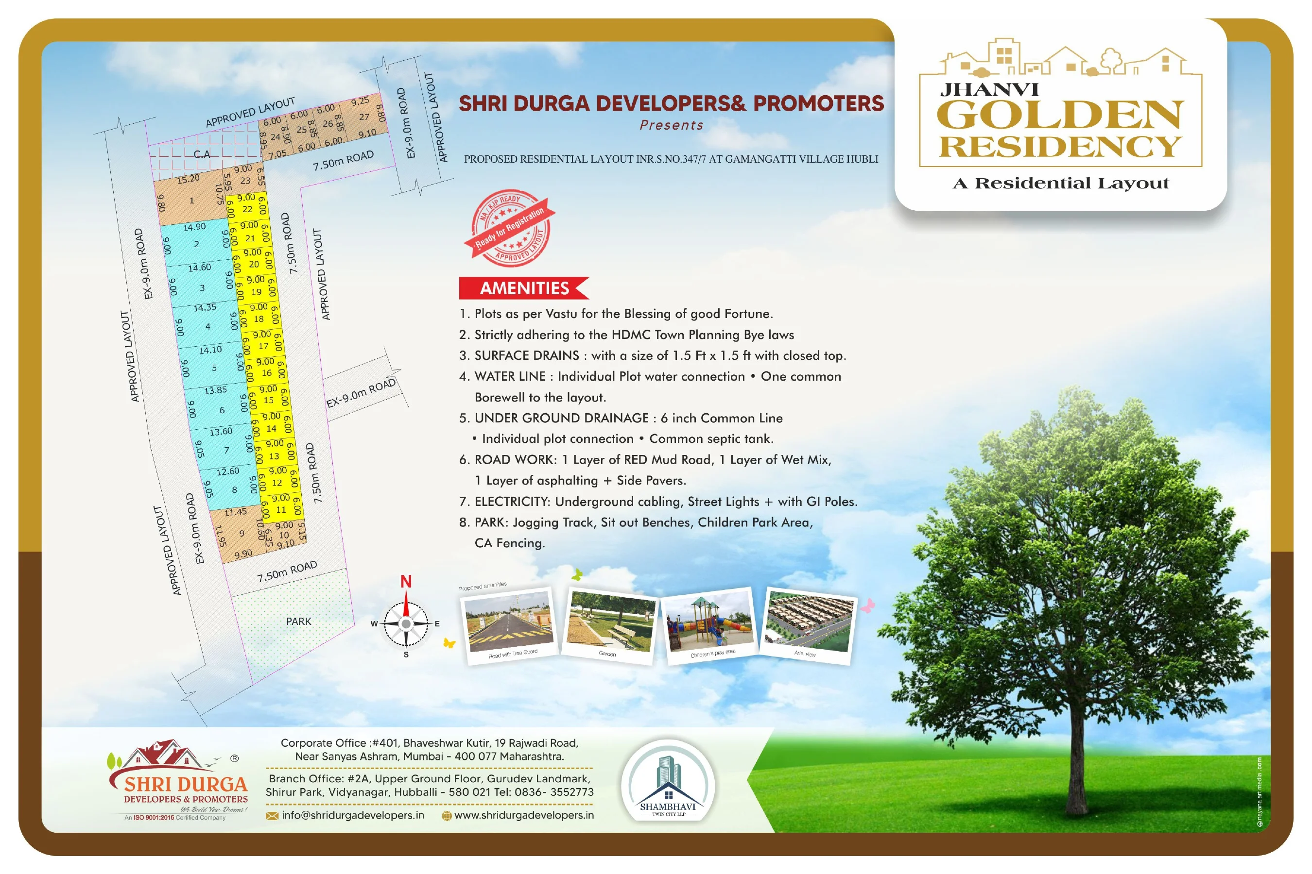 Shri Durga Developers Layout Jhanvi Golden Residency