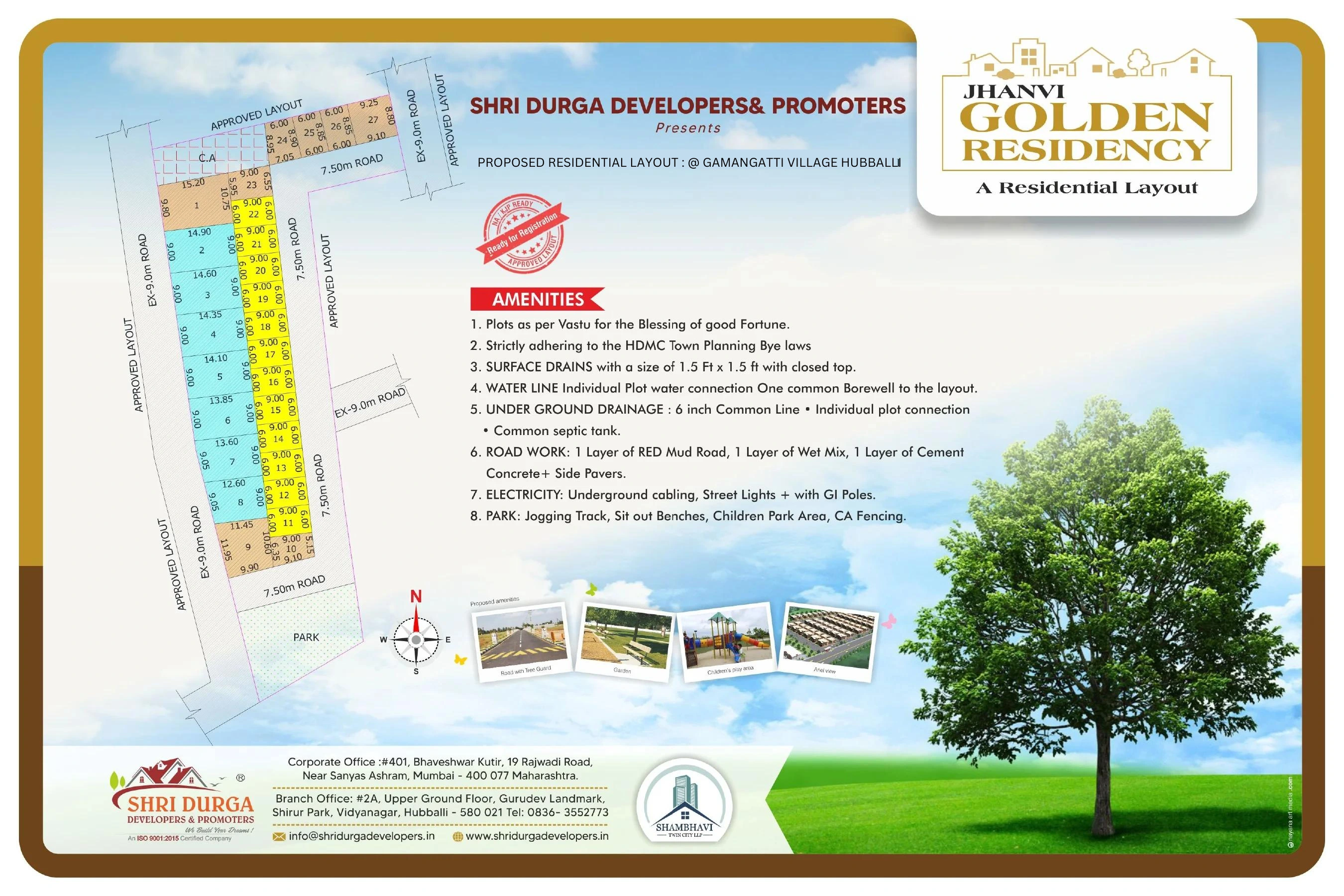 Shri Durga Developers Layout Jhnavi Golden Residency