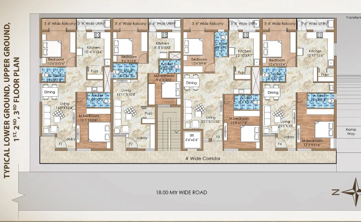Green Wood Floor Plan